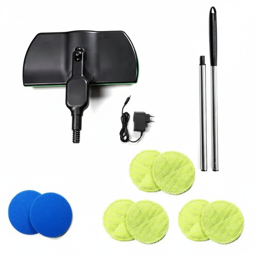 Cordless Rechargeable Electric Spin Mop with Rotating Cleaning Pads - Effortless Floor Cleaning & Deep Sanitization