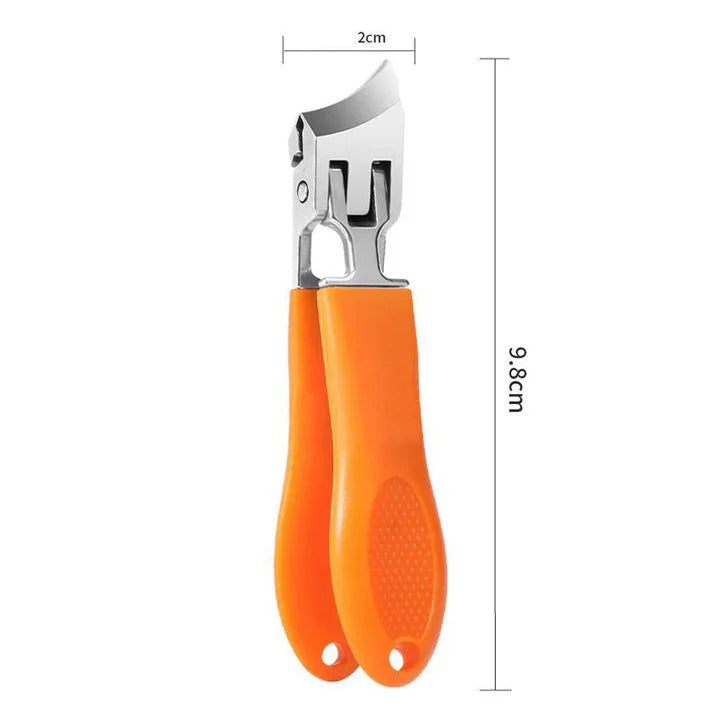 Premium Wide Jaw Nail Clippers with Reinforced Cutting Edge for Effortless Grooming
