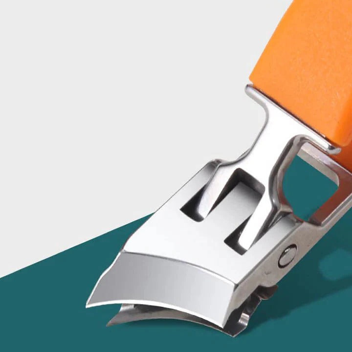 Premium Wide Jaw Nail Clippers with Reinforced Cutting Edge for Effortless Grooming