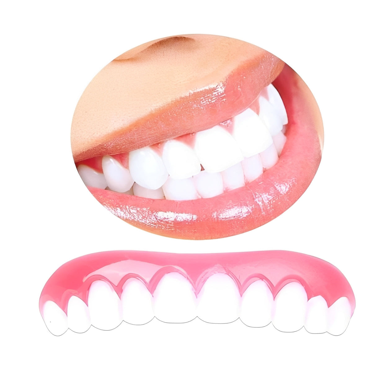 Premium Reusable Artificial Tooth Veneers for Short-Term Cosmetic Enhancement - Perfect Smile Solution