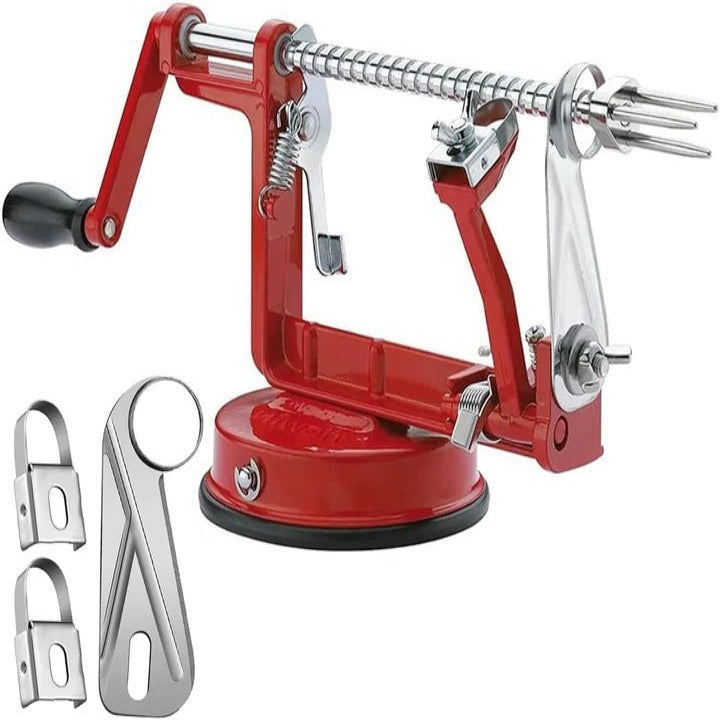 Premium Stainless Steel Apple Peeler & Spiral Slicer - Effortless Kitchen Prep Tool for Fruits & Vegetables
