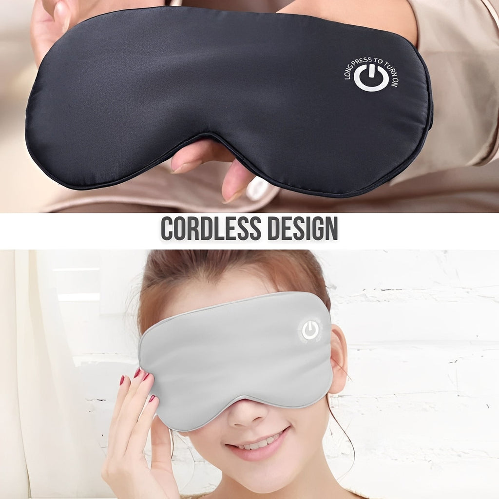 Rechargeable Heated Eye Mask for Ultimate Relaxation & Sleep Support – Soothing Heat Therapy for Stress Relief and Comfort