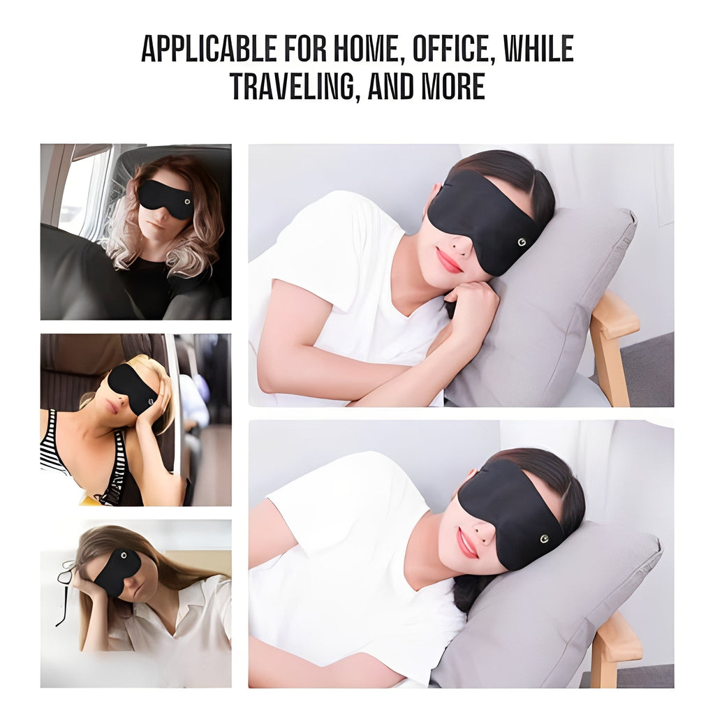 Rechargeable Heated Eye Mask for Ultimate Relaxation & Sleep Support – Soothing Heat Therapy for Stress Relief and Comfort