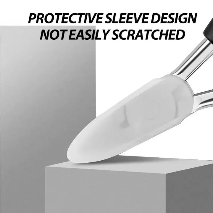 Heavy-Duty Wide Jaw Nail Clippers for Thick Nails with Integrated Nail File - Effortless Trimming & Grooming