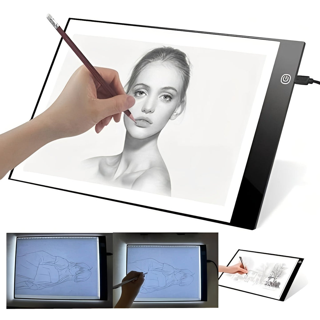 Adjustable Brightness LED Tracing Light Pad - Perfect for Drawing, Crafts, and Art Projects