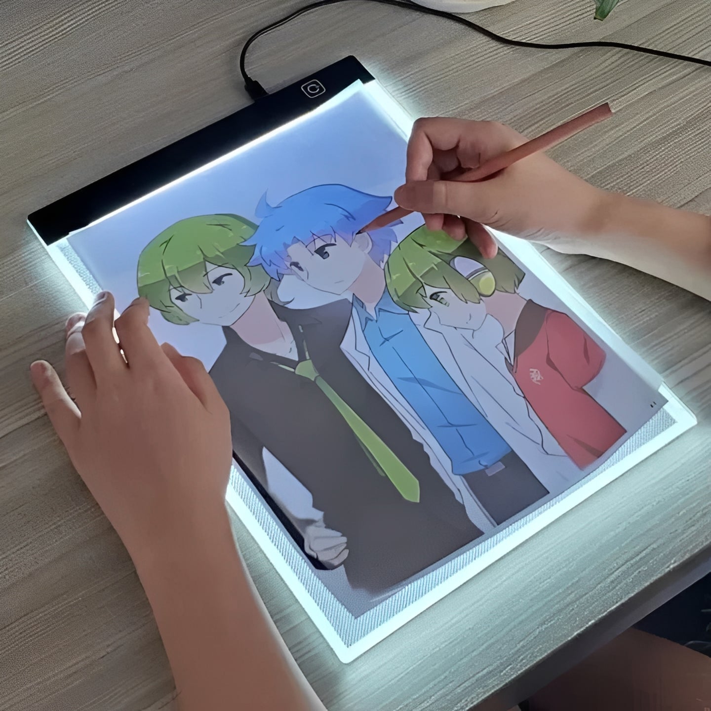 Adjustable Brightness LED Tracing Light Pad - Perfect for Drawing, Crafts, and Art Projects