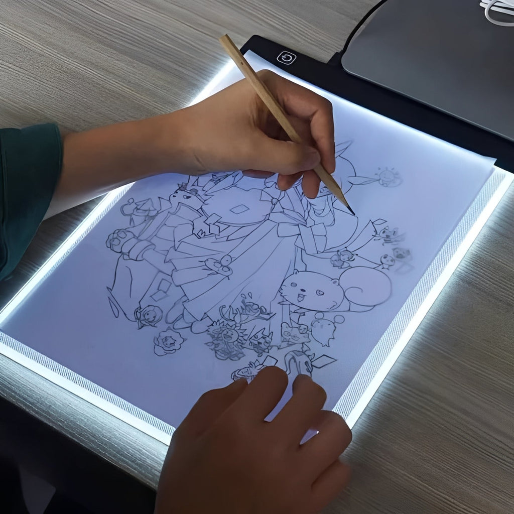 Adjustable Brightness LED Tracing Light Pad - Perfect for Drawing, Crafts, and Art Projects