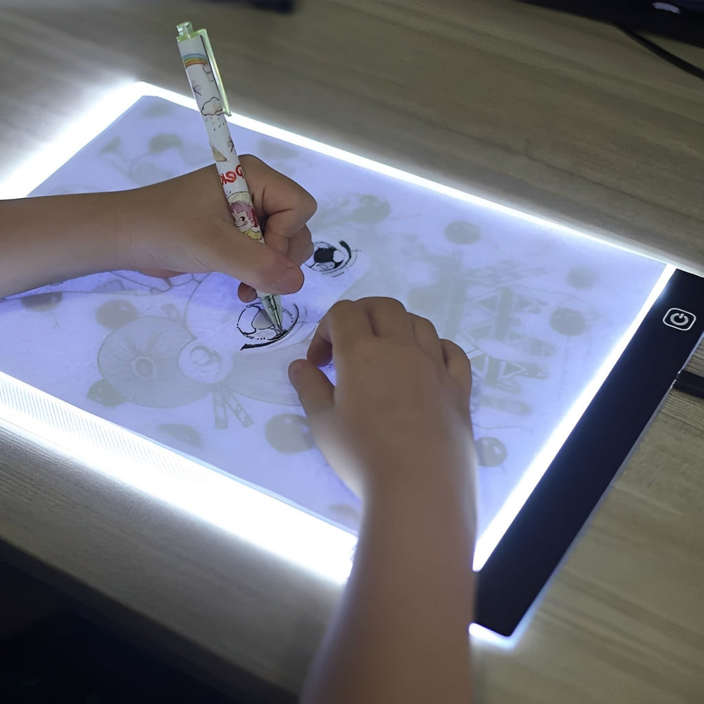 Adjustable Brightness LED Tracing Light Pad - Perfect for Drawing, Crafts, and Art Projects