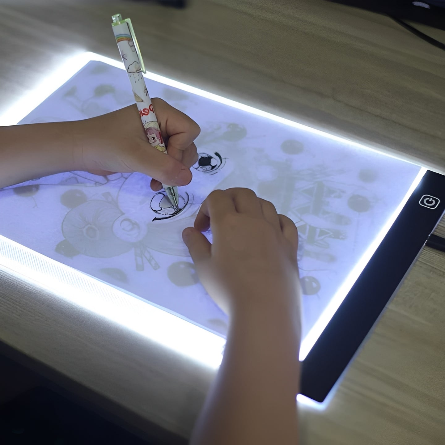 Adjustable Brightness LED Tracing Light Pad - Perfect for Drawing, Crafts, and Art Projects