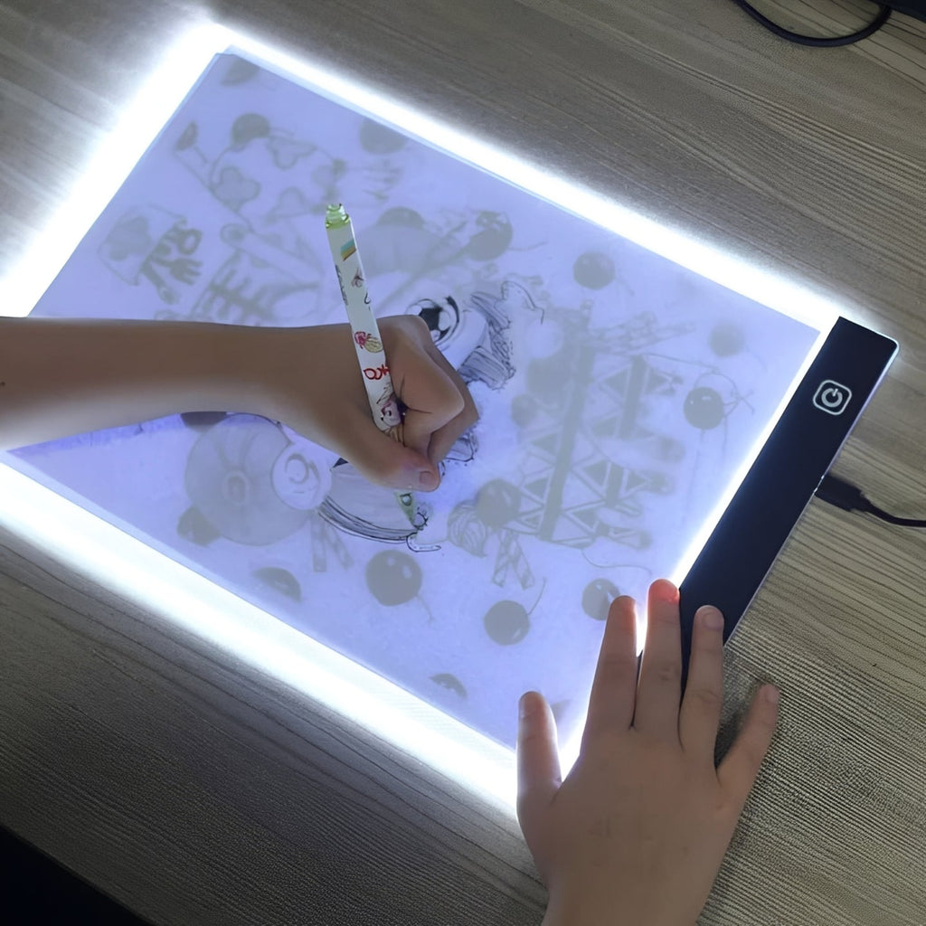 Adjustable Brightness LED Tracing Light Pad - Perfect for Drawing, Crafts, and Art Projects