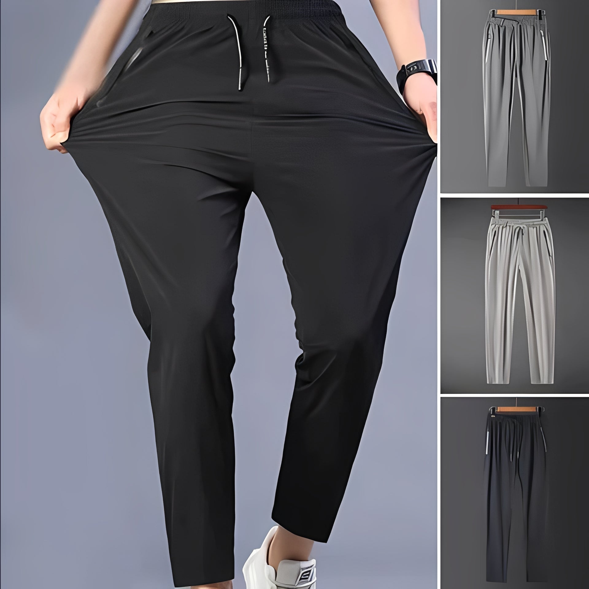 Men's Stretch Fabric Quick-Dry Hiking Pants - Lightweight, Breathable & Comfortable Outdoor Gear