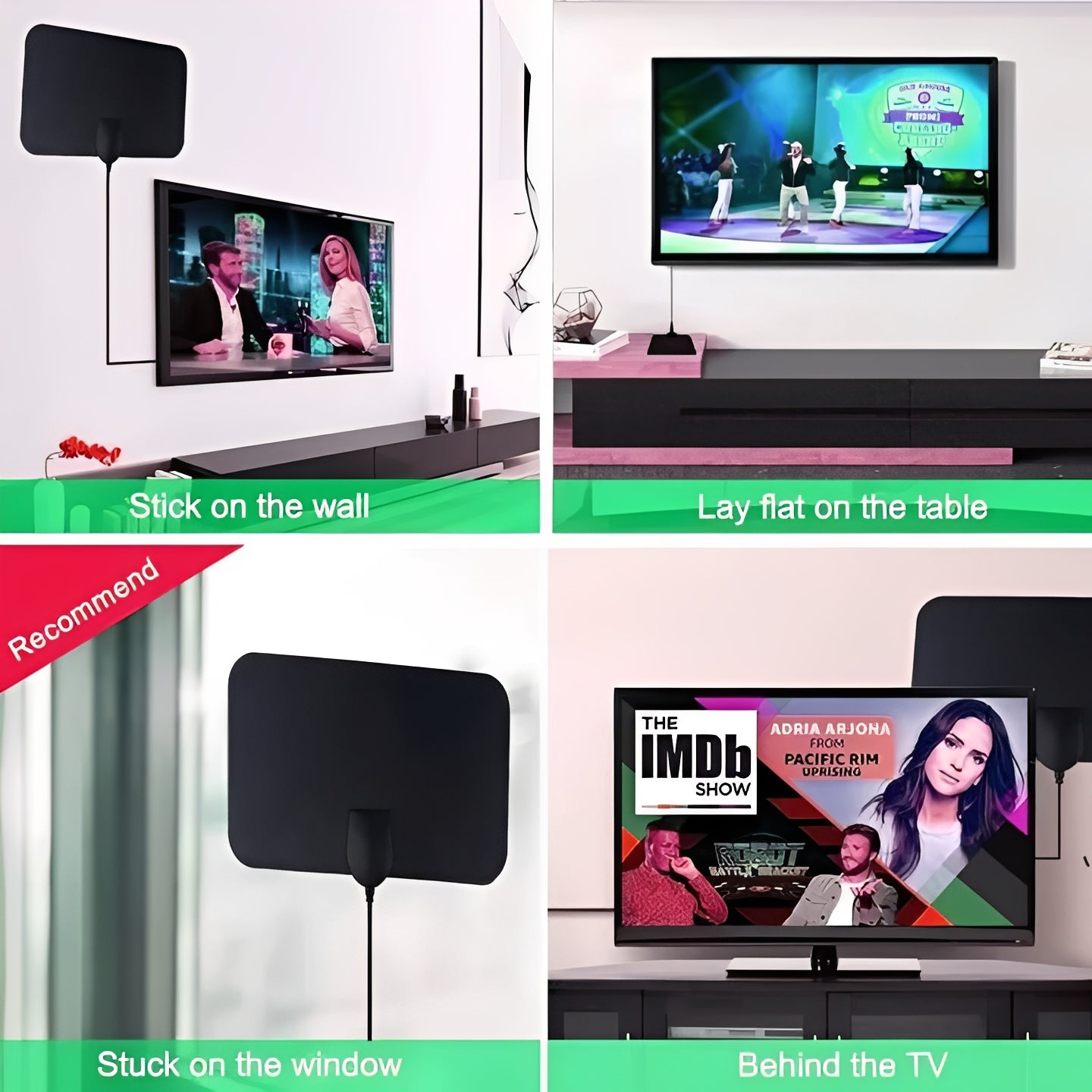 High-Performance Indoor TV Antenna for Superior Signal Reception - Boost Your Viewing Experience