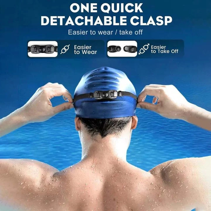 Anti-Fog Swimming Goggles with Wide Angle Lens - Clear Vision & Comfort for Optimal Performance