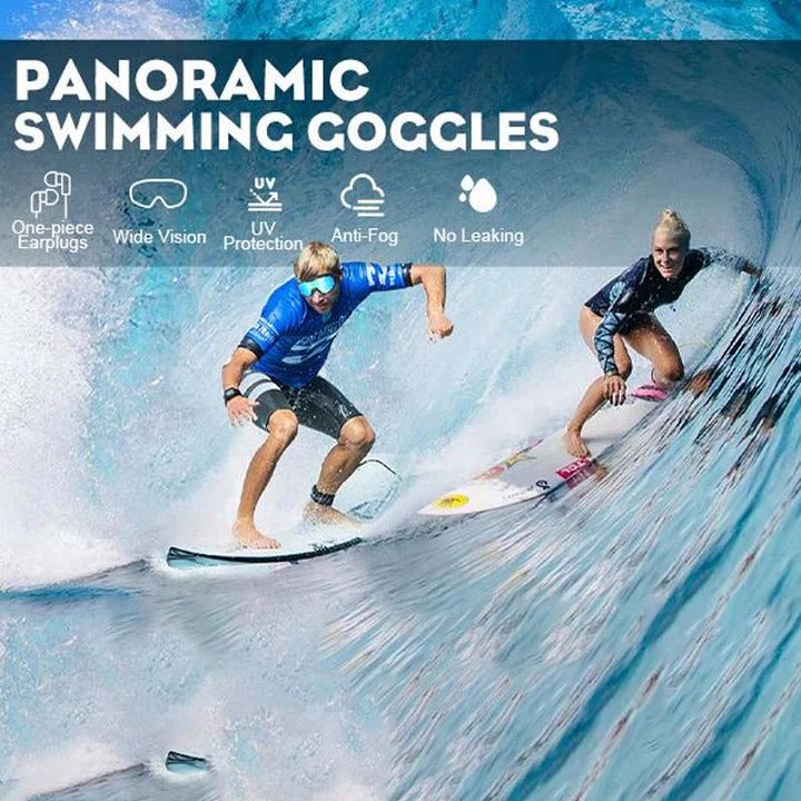 Anti-Fog Swimming Goggles with Wide Angle Lens - Clear Vision & Comfort for Optimal Performance
