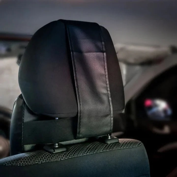 Ergonomic Car Seat Headrest Cushion for Ultimate Neck Support & Comfort - Memory Foam Travel Accessory