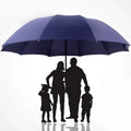 Extra Large Automatic Folding Umbrella - Wide Canopy for Maximum Coverage & Easy One-Handed Operation