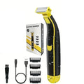 Rechargeable Electric Shaver & Trimmer for Men - Versatile Wet/Dry Use, Precision Grooming Tool