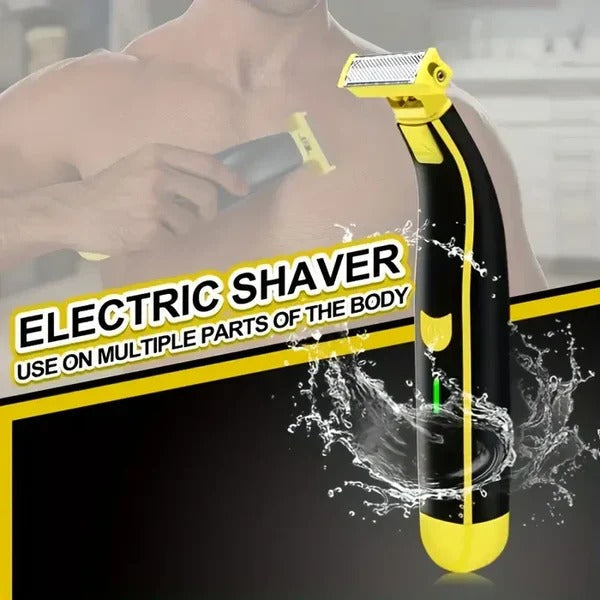 Rechargeable Electric Shaver & Trimmer for Men - Versatile Wet/Dry Use, Precision Grooming Tool