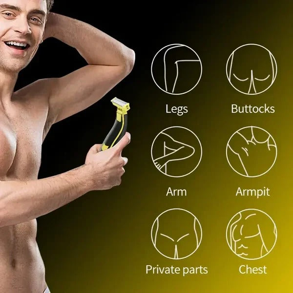 Rechargeable Electric Shaver & Trimmer for Men - Versatile Wet/Dry Use, Precision Grooming Tool
