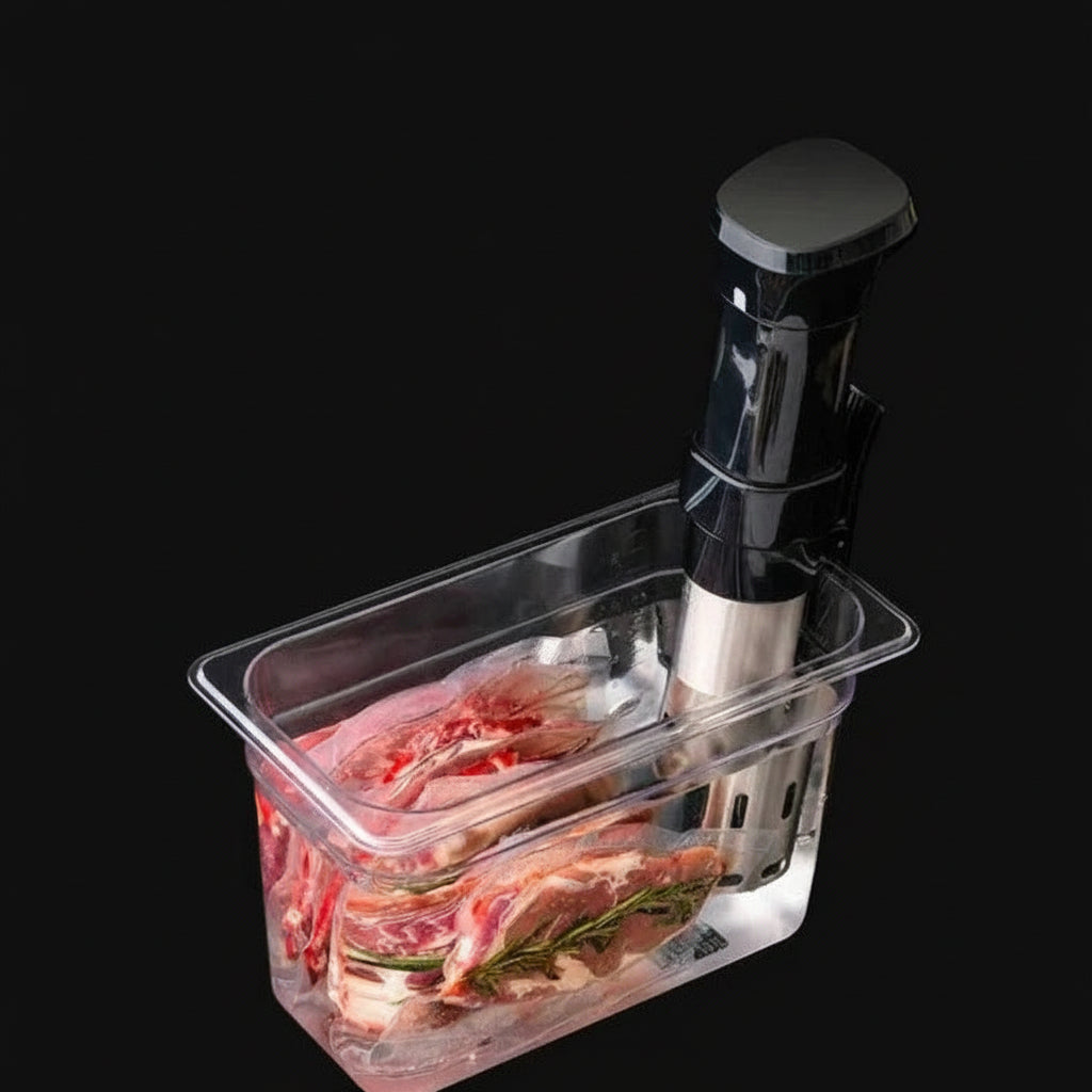 Premium Sous Vide Cooking Container with Lid - Precision Temperature Control for Perfectly Cooked Meals