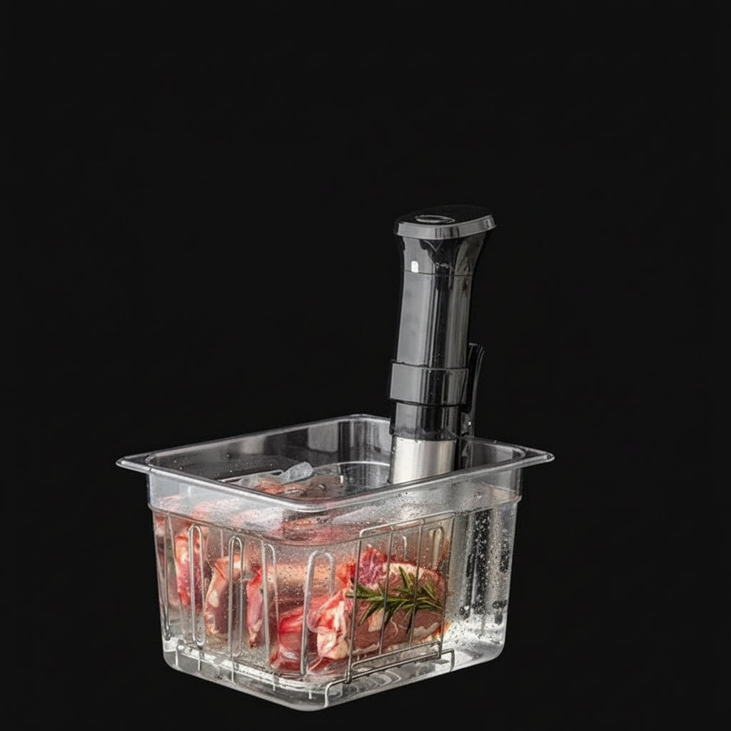 Premium Sous Vide Cooking Container with Lid - Precision Temperature Control for Perfectly Cooked Meals