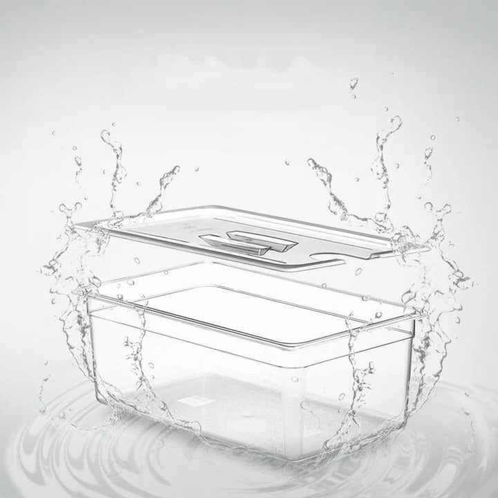 Premium Sous Vide Cooking Container with Lid - Precision Temperature Control for Perfectly Cooked Meals
