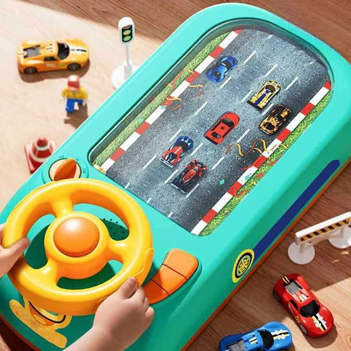 Multi-Level Kids Car Race Track Toy - Exciting Stunt Set with Loop, Curves & Accessories for Endless Fun!