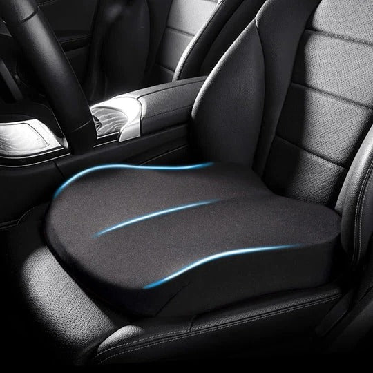 Portable Adult Car Seat Cushion for Enhanced Comfort & Extra Height - Ideal for Driving & Travel