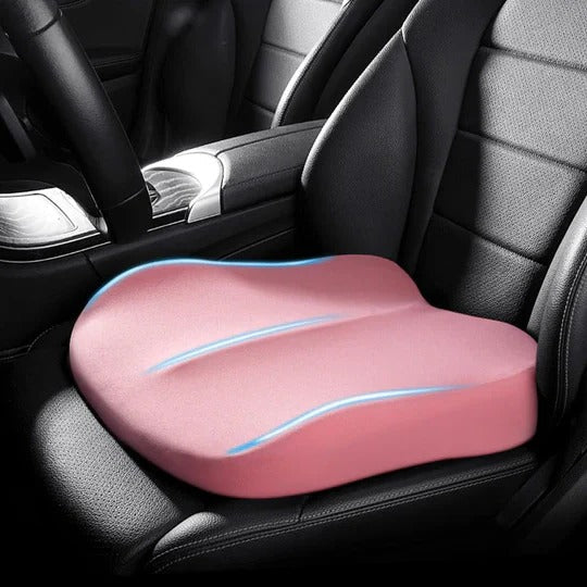 Portable Adult Car Seat Cushion for Enhanced Comfort & Extra Height - Ideal for Driving & Travel