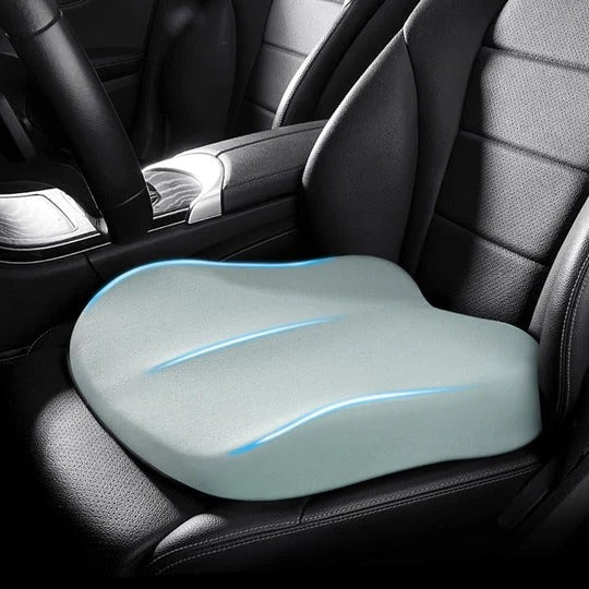 Portable Adult Car Seat Cushion for Enhanced Comfort & Extra Height - Ideal for Driving & Travel