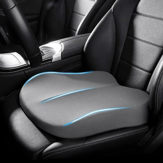 Portable Adult Car Seat Cushion for Enhanced Comfort & Extra Height - Ideal for Driving & Travel
