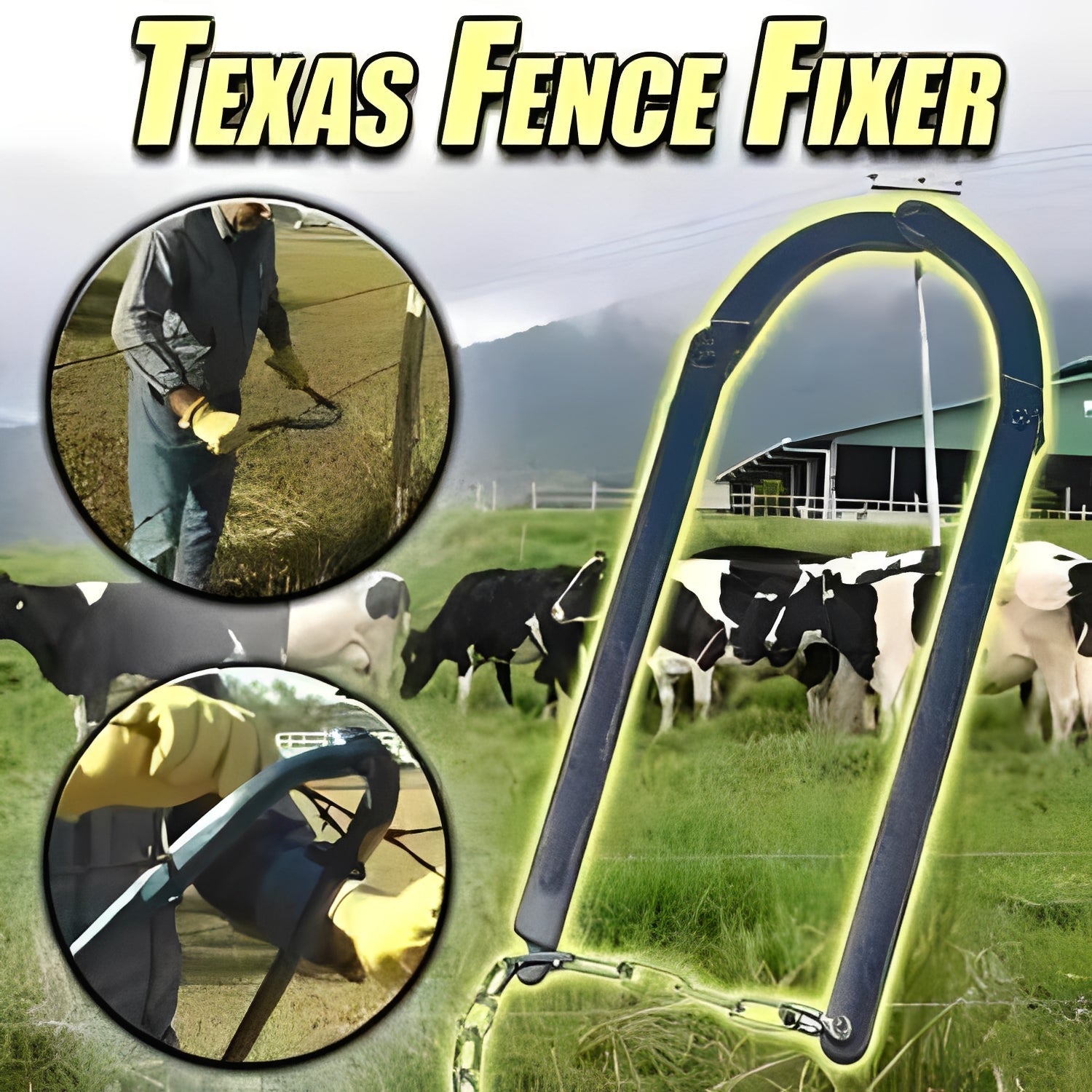 Texas Style Wire Fencing Repair Tool - Durable & Easy-to-Use Fence Repair Solution