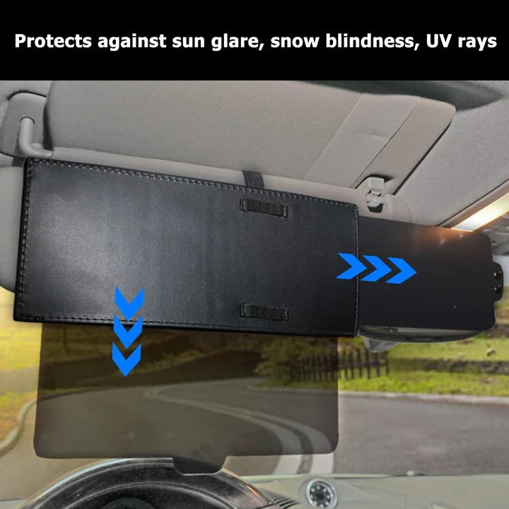 Universal Adjustable Sun Visor Extender for Car Windshield - Enhanced Sun Protection & Glare Reduction