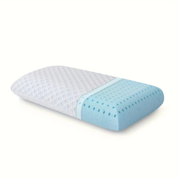 Cooling Gel Memory Foam Pillow - Ergonomic Sleep Support for All Sleeping Positions