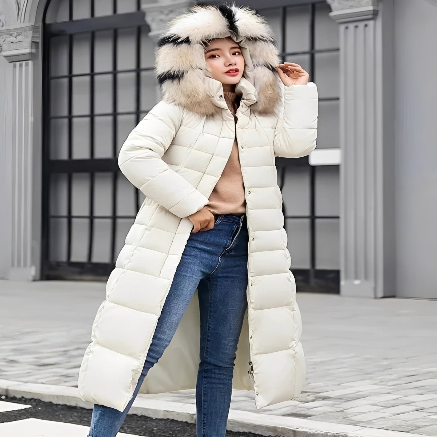 Premium Down-Filled Jacket for Cold Weather - Stylish & Warm Winter Outerwear