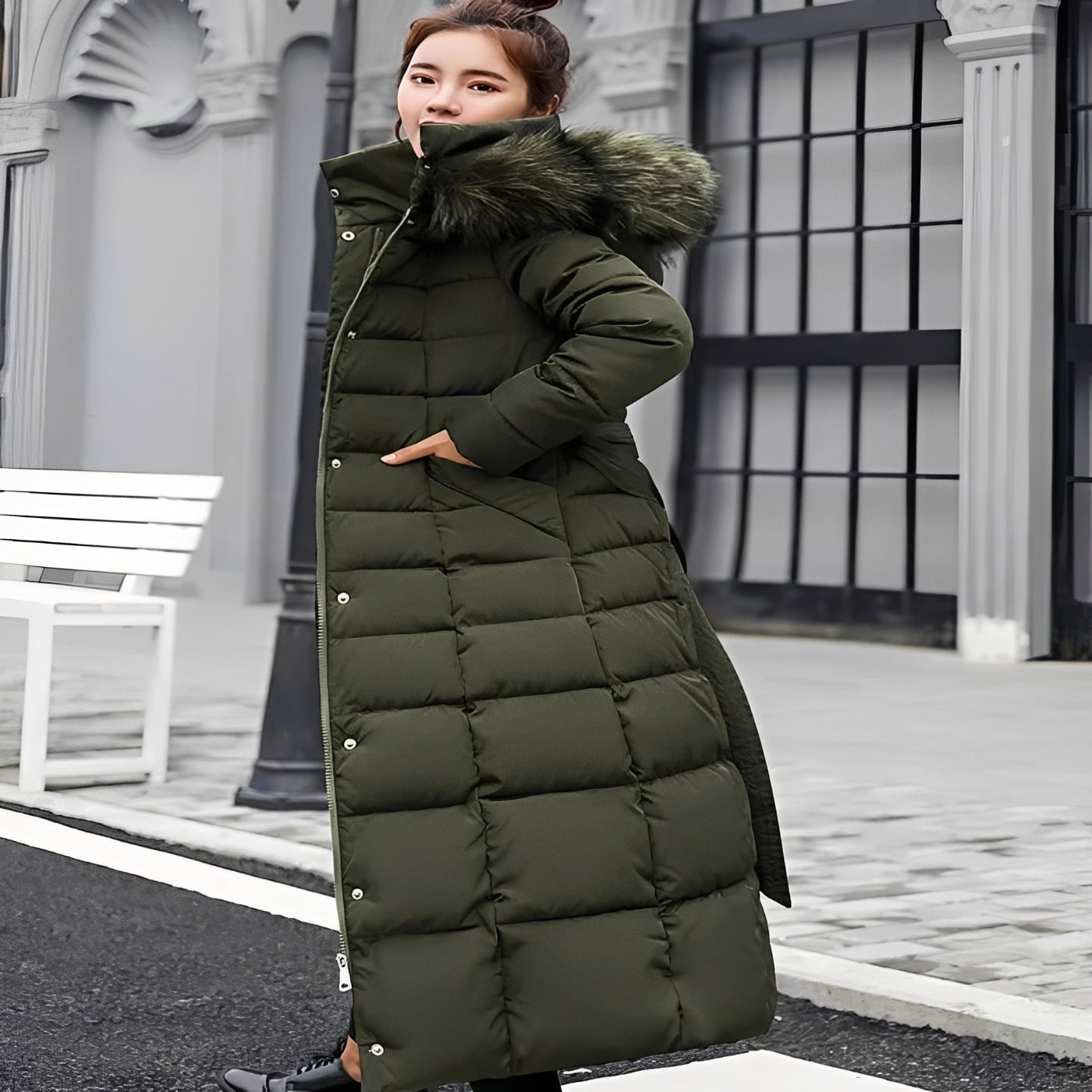 Premium Down-Filled Jacket for Cold Weather - Stylish & Warm Winter Outerwear