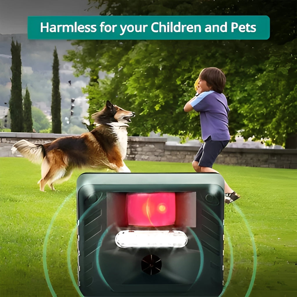 Ultrasonic Woodpecker Deterrent - Effective Outdoor Pest Control Solution for Gardens & Yards