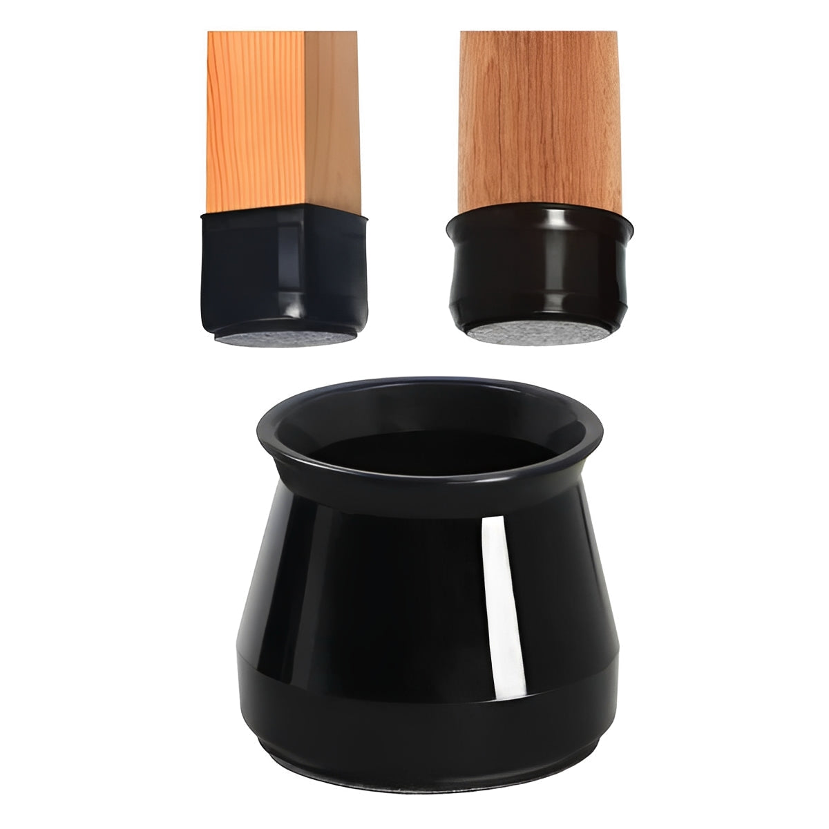 Set of 8 Furniture Leg Floor Protectors - Durable, Non-Slip Pads for Scratch Prevention & Floor Protection