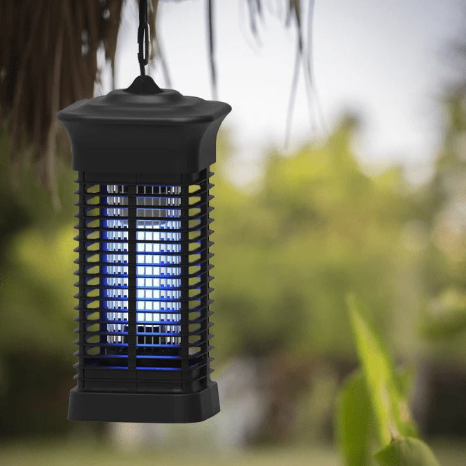 Electric Insect Zapper with UV Light & Easy Clean Collection Tray - Effective Bug Control for Indoor & Outdoor Use