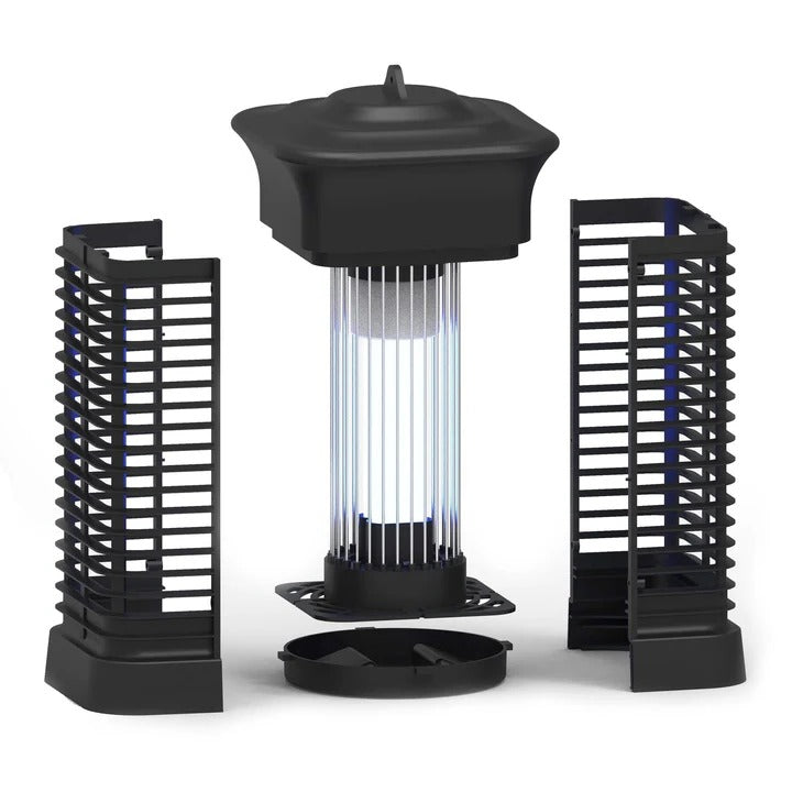 Electric Insect Zapper with UV Light & Easy Clean Collection Tray - Effective Bug Control for Indoor & Outdoor Use