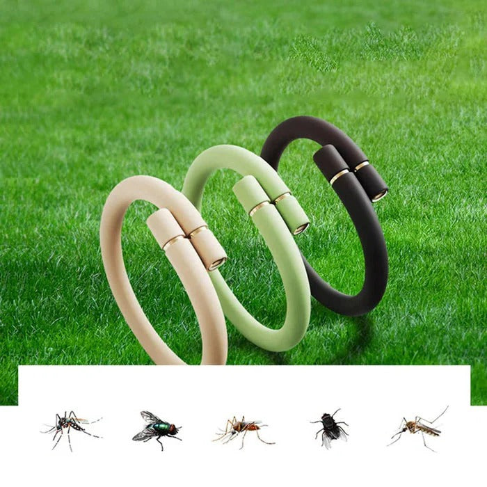 Mosquito Repellent Wristband - Effective Pest Protection for Outdoor Activities | Adjustable & Comfortable Design