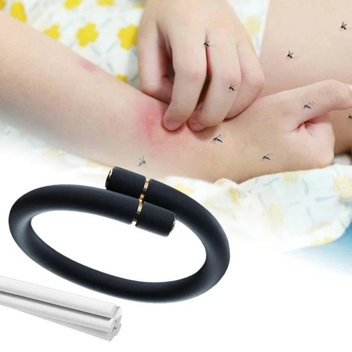 Mosquito Repellent Wristband - Effective Pest Protection for Outdoor Activities | Adjustable & Comfortable Design