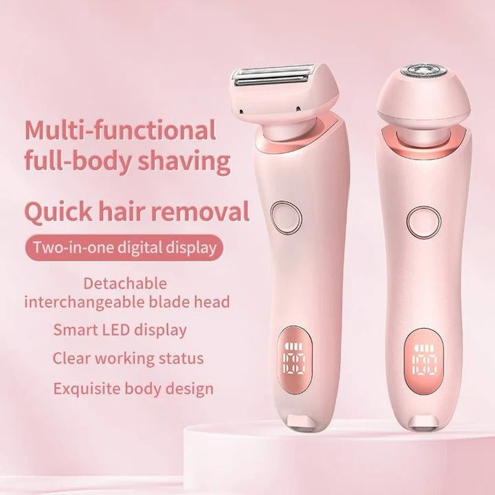 Women's Rechargeable Electric Shaver - Cordless, Waterproof, and Ergonomic Design for Smooth, Effortless Shaving