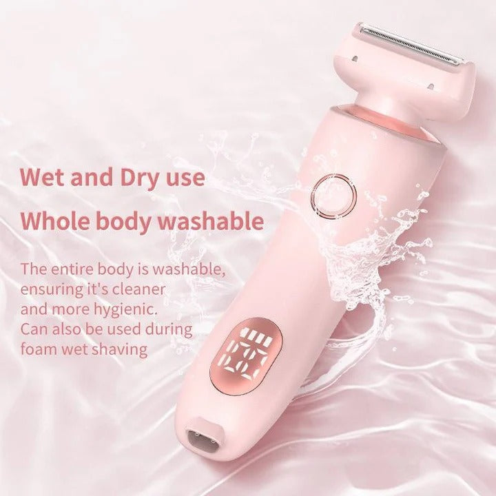 Women's Rechargeable Electric Shaver - Cordless, Waterproof, and Ergonomic Design for Smooth, Effortless Shaving