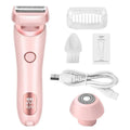 Women's Rechargeable Electric Shaver - Cordless, Waterproof, and Ergonomic Design for Smooth, Effortless Shaving
