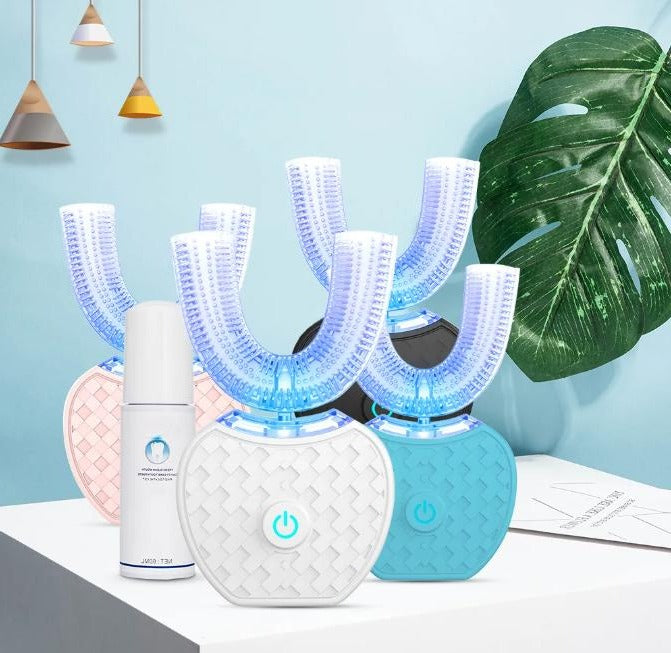 Advanced Ultrasonic Electric Toothbrush with Blue Light Technology for Superior Oral Care