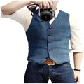 Men's Classic Waistcoat Vest - Versatile Formal & Casual Attire