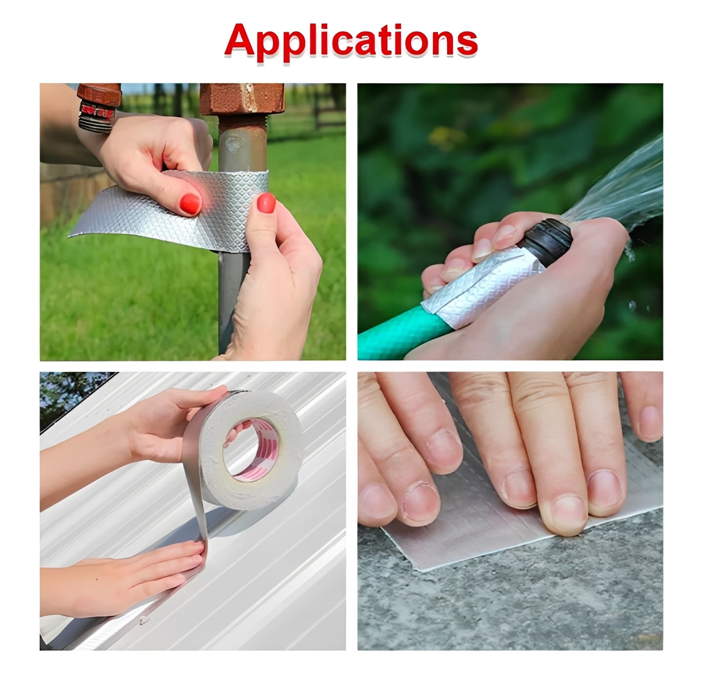 Heavy-Duty Waterproof Repair Tape - High Pressure & Heat Resistant for Ultimate Durability