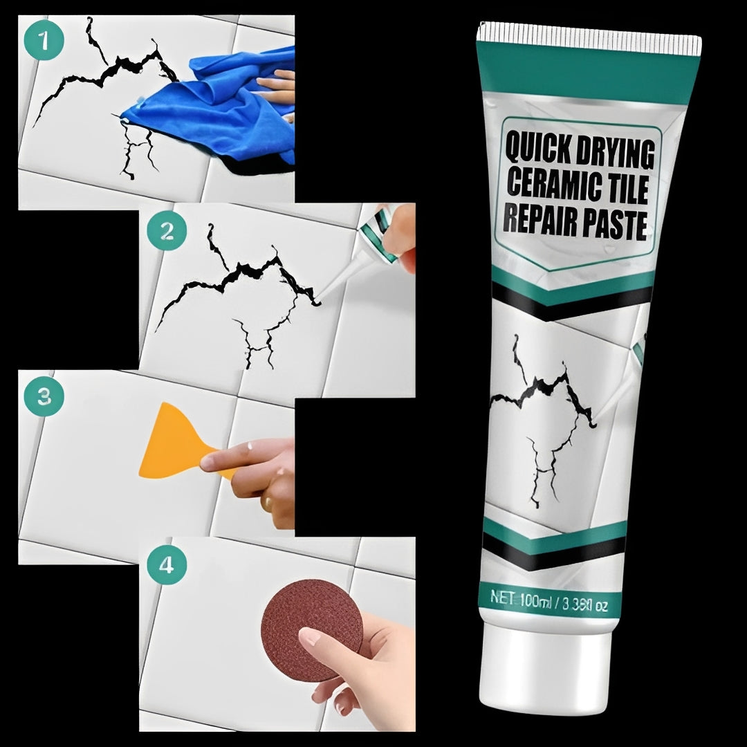 Premium Ceramic Surface Repair Kit - Includes Filling Paste for Flawless Restoration