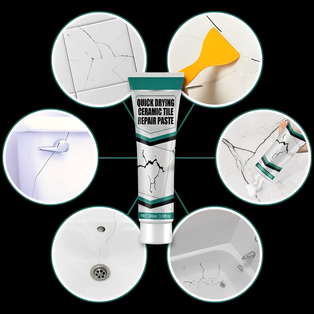 Premium Ceramic Surface Repair Kit - Includes Filling Paste for Flawless Restoration